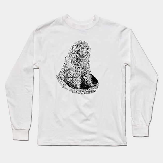 Prairie dog Long Sleeve T-Shirt by Guardi